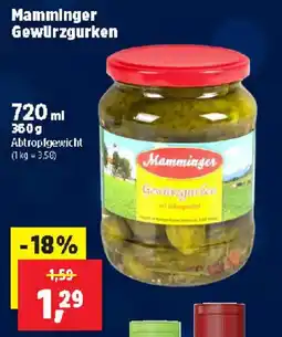 Thomas Philipps Mamminger Gewürzgurken Angebot