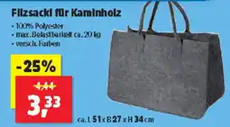 Thomas Philipps Filzsackl für Kaminholz Angebot