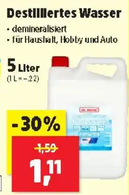 Thomas Philipps Destilllertes Wasser Angebot