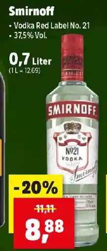 Thomas Philipps Smirnoff Angebot