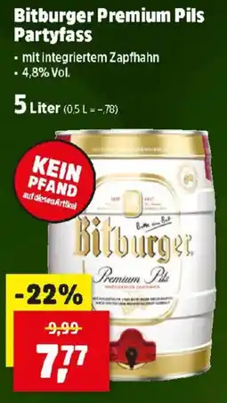 Thomas Philipps Bitburger Premium Pils Partyfass Angebot