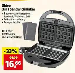 Thomas Philipps Skive 3 in 1 Sandwichmaker Angebot