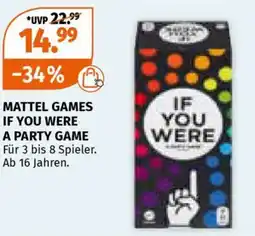 Müller Mattel games if you were a party game Angebot