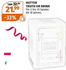 Müller HUTTER TRUTH OR DRINK Angebot