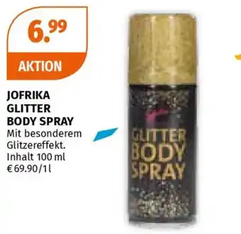 Jofrika glitter body spray