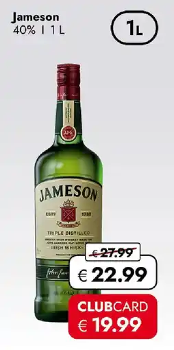 Travel FREE Jameson 40% Angebot