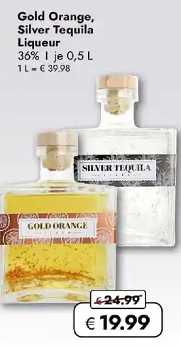 Travel FREE Gold Orange, Silver Tequila Liqueur Angebot