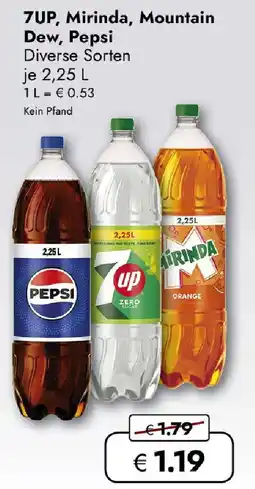 Travel FREE 7UP, Mirinda, Mountain Dew, Pepsi Angebot
