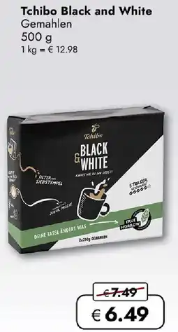 Travel FREE Tchibo Black and White Angebot