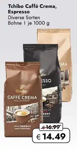 Travel FREE Tchibo Caffé Crema, Espresso Angebot