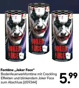 Hellweg Fontäne Joker Face Angebot