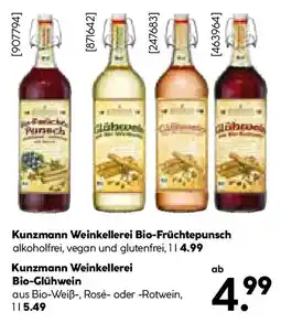 Hellweg Kunzmann Weinkellerei Bio-Früchtepunsch Angebot