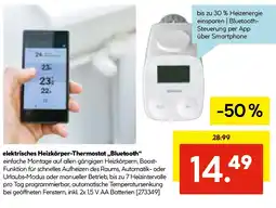 Hellweg elektrisches Heizkörper-Thermostat Bluetooth Angebot