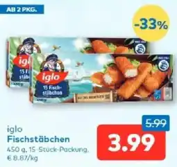 T&G iglo Fischstäbchen Angebot