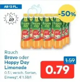 T&G Rauch Bravo oder Happy Day Limonade Angebot