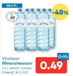 T&G Vöslauer Mineralwasser Angebot
