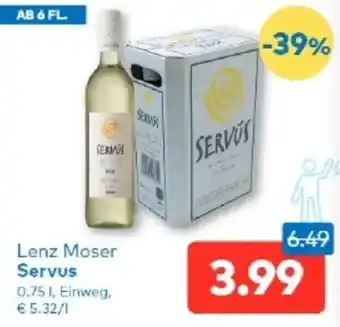 T&G Lenz Moser Servus Angebot