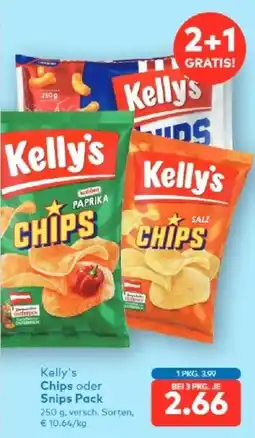 T&G Kelly's Chips oder Snips Pack Angebot