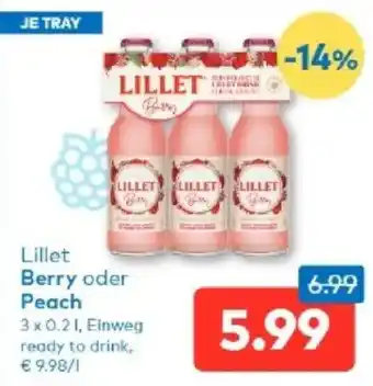 T&G Lillet Berry oder Peach Angebot