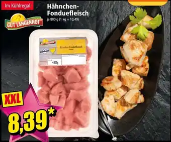 Hähnchen- Fonduefleisch