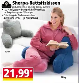 Norma Sherpa-Bettsitzkissen Angebot