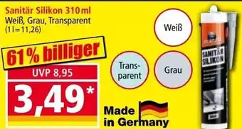 Norma Sanitär Silikon Angebot