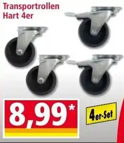 Norma Transportrollen Hart 4er Angebot