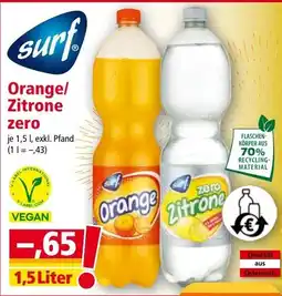Norma Orange/ Zitrone zero Angebot