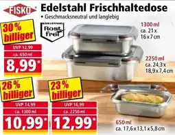 Norma Edelstahl Frischhaltedose Angebot