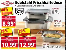 Norma Edelstahl Frischhaltedose Angebot