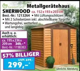 Norma Metallgerätehaus SHERWOOD Angebot