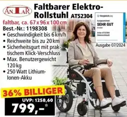 Norma Faltbarer Elektro- Rollstuhl AT52304 Angebot