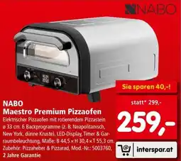 Interspar Nabo maestro premium pizzaofen Angebot