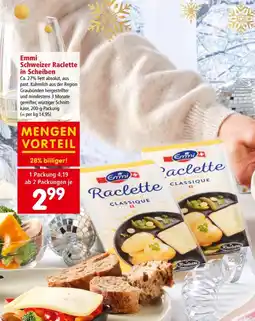 Interspar Emmi schweizer raclette in scheiben Angebot
