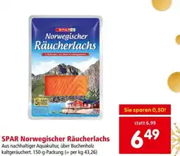 Interspar Spar norwegischer räucherlachs Angebot