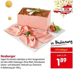 Interspar Neuburger Angebot