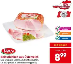Interspar Beinschinken aus österreich Angebot