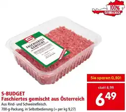 Interspar S budget faschiertes gemischt aus österreich Angebot