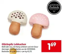 Interspar Glückspilz lebkuchen Angebot