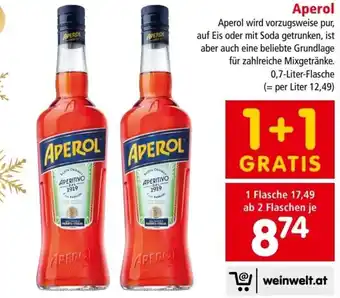 Interspar Aperol Angebot