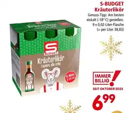 Interspar S-budget kräuterlikör Angebot