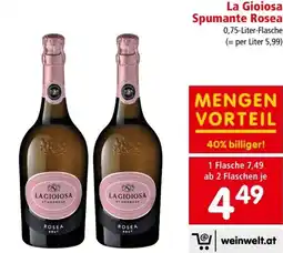 Interspar La gioiosa spumante rosea Angebot