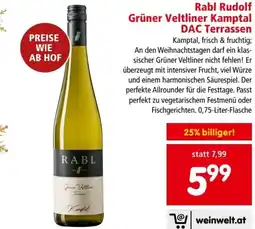 Interspar Rabl rudolf grüner veltliner kamptal dac terrassen Angebot