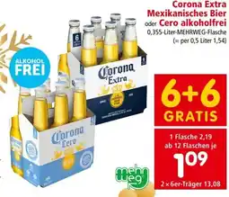 Interspar Corona extra mexikanisches bier oder cero alkoholfrei Angebot