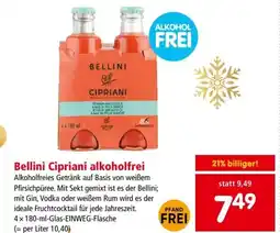 Interspar Bellini cipriani alkoholfrei alkoholfreies Angebot