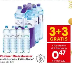 Interspar Vöslauer mineralwasser Angebot