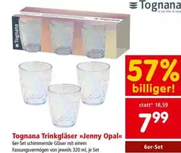 Interspar Tognana trinkgläser jenny opal Angebot