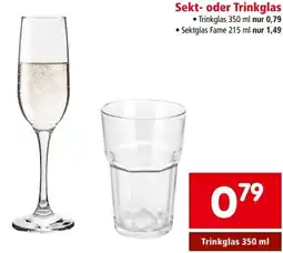 Interspar Sekt oder trinkglas Angebot