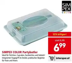 Interspar Simpex color partybutler Angebot