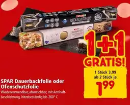 Interspar Spar dauerbackfolie oder ofenschutzfolie Angebot
